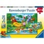 Puzzle Ursi In Camping, 2X24 Piese Ravensburger - 2